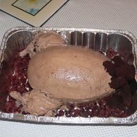 First Attempt At Turkey Cake First attempt at a roasted turkey cake, CC was down when I was working on it. Drumstick cracked on transit.