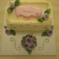 Double Cream Gateau Double Cream Gateau made for my daugthers who just passed their ballet exams.