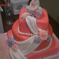 Ballerina Birthday Cake 5th Birthday for my friends daughter. She loves ballet. Sorry for the items in the background..i was tired..and figured if i didnt take a...