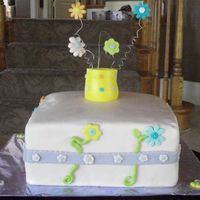 12 Year Old Birthday Cake Gosh I hate the way my fondant has been turning out. I really dont like this cake.