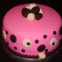 My Pink Passion Took this into work for my coworkers ...It is devil's food cake with vanilla buttercream ...