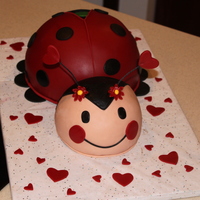 Holly's Ladybug This was for a 2 year old birthday party. The birthday girl was dressed as a ladybug, she looked adorable!MMF, chocolate cake and chocolate...