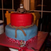 Western Cake My version of the western/cowboy cake. Inspired by the MANY MANY versions I found here on CC. Bottom tier is french vanilla cake w/vanilla...