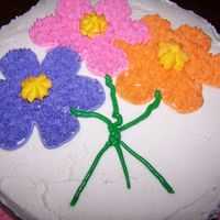 Final Cake Class 1 I was a bit disappointed in the colors, but since we only had an hour to ecorate... I had to just move on. I used someone else's icing...