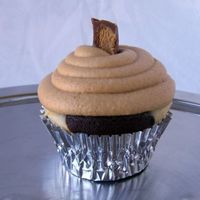 Chocolate Cheesecake Peanut Butter Cupcake 