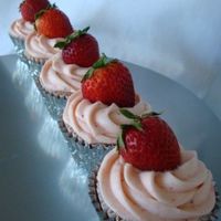 Strawberry Cupcakes Strawberry Cupcake and Fresh Strawberry BC