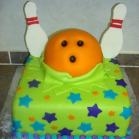 Bowling Traditional White with BC filling. Covered in mmf.