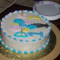 Last Minute Cake. I was told by my mom to make a cake for a post thanksgiving party so I made a spiced carrot cake with white chocolate cream cheese frosting...