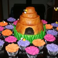 Bee Hive Cake 