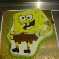 Sponge Bob wilton tin, with pirate and parrot candles
