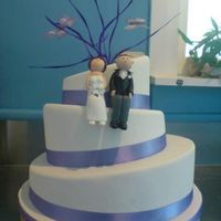 Wedding Cake Dummy this is a dummy cake, that i have on display at my work.