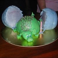 Baby Dragon i made this from debbie browns cake book.