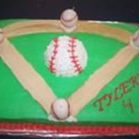 Baseball Birthday Cake 