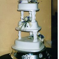 Heart Shape Wedding Cake This 3 tier was made from lower cake fruit and the other 2 sponge.cala lillies from petal paste i made this as a presant for my cousins...