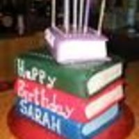 Sponge Cake For my grandaughter who is a book worm.