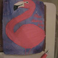 Flamingo Cake I decided to make a cake for my friend's birthday recently and decided to decorate it with her favorite animal, a flamingo. Betty...