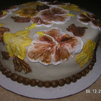 Marzipan-Chocolate Birthday Cake almond-chocolate cake covered with home made marzipan and first time I tried the royal icing brushing technique on a cake. I gave it for a...