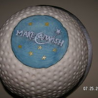 Make A Wish Golf Ball Cake I made this cake for a charity event.