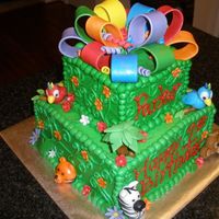 Jungle Cake side view.