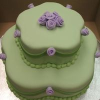 Course 3 Final Cake This is the second time I covered a cake with fondant, I think I did okay. I found that the petal shape is a bit more challenging than the...