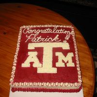 Texas A&m Graduation cake for a friend