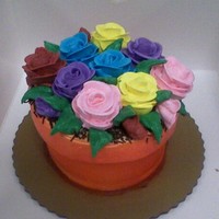 Flower Pot Cake 