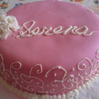 A Simple Pink Cake A single layed rush cake, they asked me to make a cake for a baptismal of a friends daughter the night before so this two layered brownie...