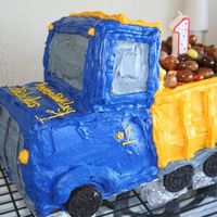 Dump Truck My version of a fondant cake in a book. The bed is two layered rectangles, cab is two layered squares with half of a third (same size)...
