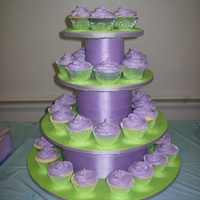 Princess & The Frog Cupcake Tower I made this cupcake tower for a Princess and the Frog birthday party.