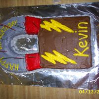 Magnet Cake I made this cake for my son's 9th birthday party. It was a science theme and the cake was a hit!