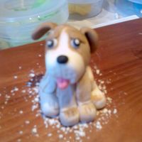 Sugarpaste Dog sugarpaste dog