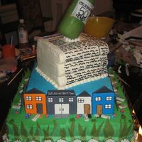 Newspaper Anniversary Our local newspaper held a cake decorating competiton for their 50th anniversary. I won 1st place for the Tiered Cakes category!! The...