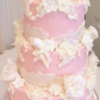 Pink Wedding Cake 