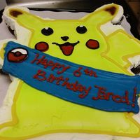 Pikachu! pikachu shaped cupcake cake