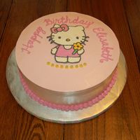 Hello Kitty Birthday Cake This was for my daughter's second birthday.