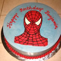 Spiderman Birthday Cake 