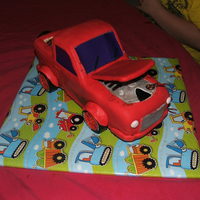Red Ute Cake I had planned to make a red race car cake for my mechanic husband - complete with bonnet up & tools strewn around - however things just...