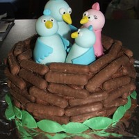 Bird Nest After my last 2 attempts I thought I needed way more practice - so I made this one for hubby's birthday.