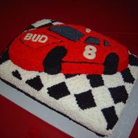 1St Grooms Cake Groom is Dale Jr. fan, this cake was a surprise for him from wife. He loved it. All chocolate w/choc buttercream.