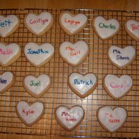Valentines Cookies I made these cookies for my sons Valentines Party at daycare. Due to power outages here in Maryland they have not had school, so no party...