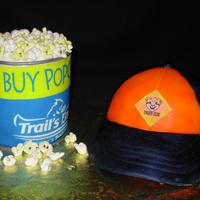 Cub Scouts Made by my son (and a little help by myself) for the cub scouts cake auction. Marshmallow popcorn