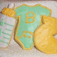 Unisex Baby Cookies Playing around with different Cookies