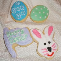 Easter Cookies Playing around with different Cookies