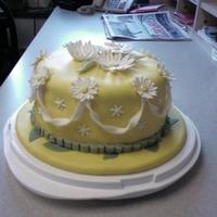 Wilton Fondant & Gumpaste Class The Fondant & Gumpaste class was the first Wilton class I took. This is my final cake from the class.