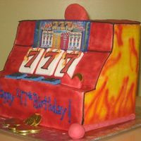 Blazing 7's buttercream decorations, dials are fondant, payout is an edible image.