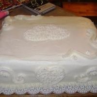 Shotgun Sheet Cake sheet wedding cake for a "shotgun" wedding. mexican vanilla sour cream with buttercream decorations. groom is my cousin so i...