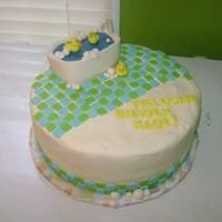 Rubber Ducky Baby Shower my favorite cake so far. took lots of ideas from other cc cakes. cake is mexican vanilla sour cream cake iced in buttercream with fondant...