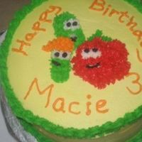 Veggietales Birthday This is a cake I made for my niece's 3rd birthday. I haven't been doing this long so I am so far from being as good as most of...