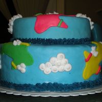 Airplane Cake For 1St Birthday I made this vanilla pound cake...super moist. Smothered in my own creation of Raspberry filling...topped with homemade MMF...MMF airplanes...