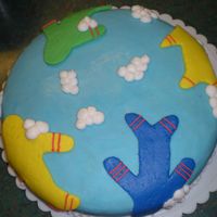 My Nephew's 1St Birthday I made this practice bottom tier for the cake that I am making for my nephew's first birthday on May 2nd. Thought since it was the...